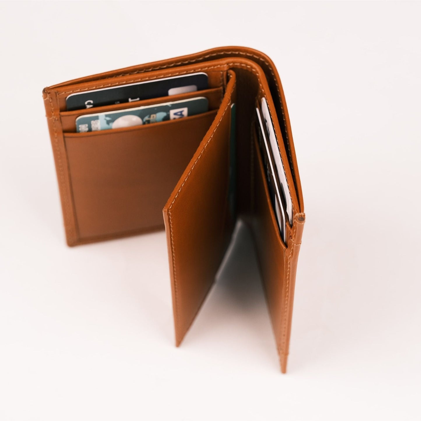 Glendo Apple AirTag Slot Leather Wallet, Handcrafted, Unisex-4