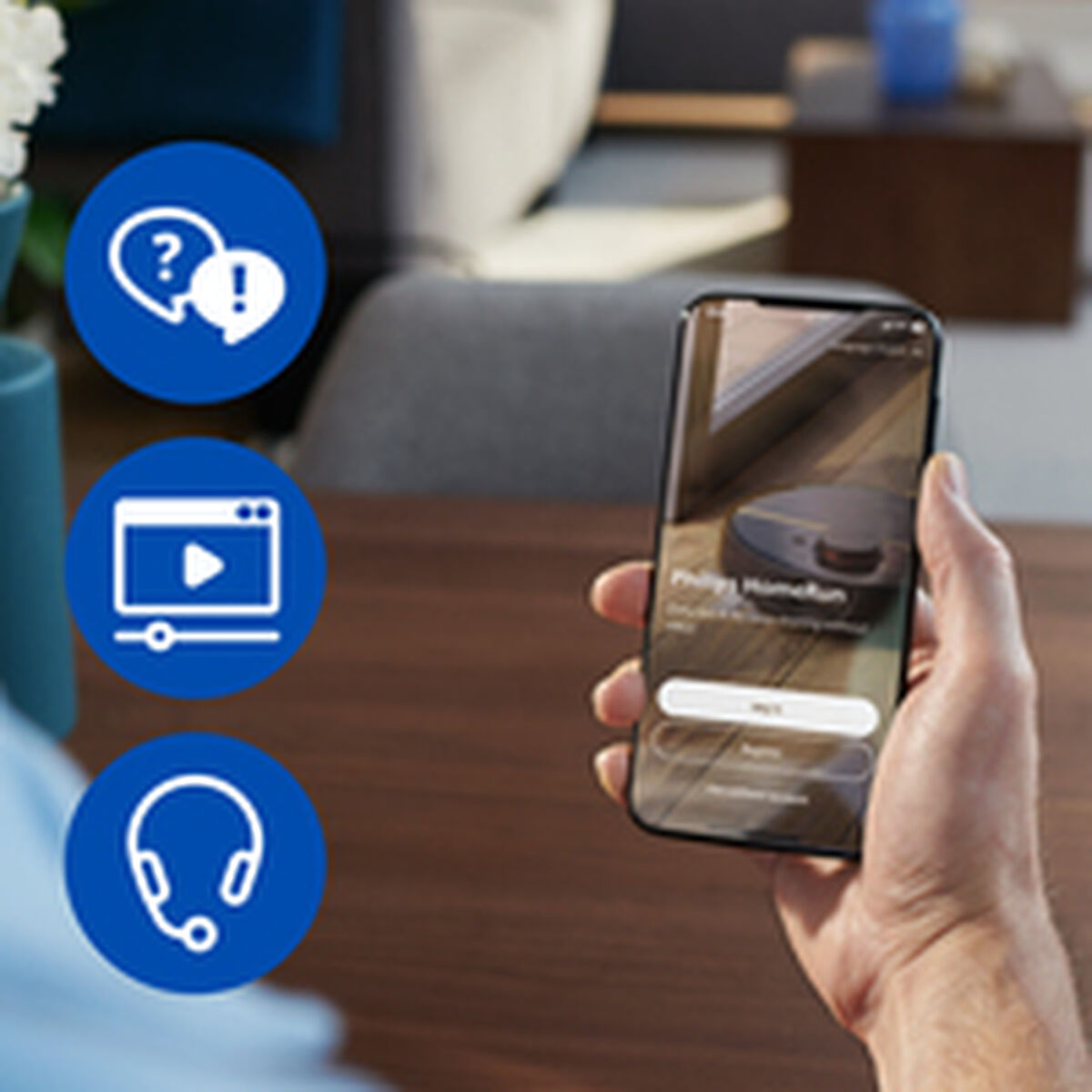 Robot Vacuum Cleaner Philips 4800 mAh-15