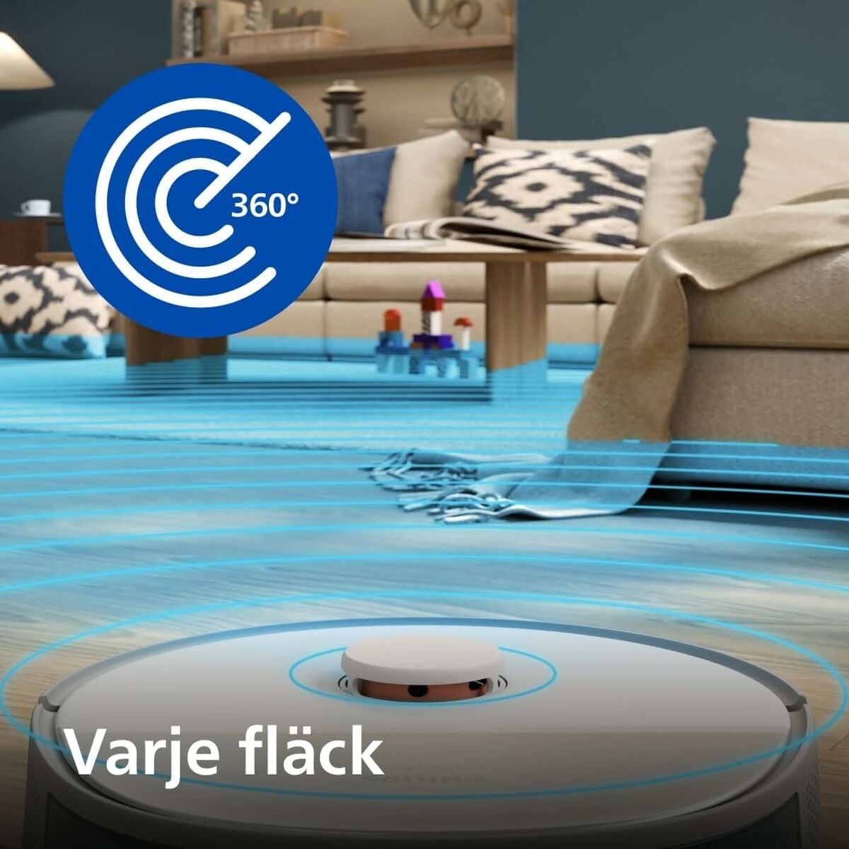 Robot Vacuum Cleaner Philips 4800 mAh-9