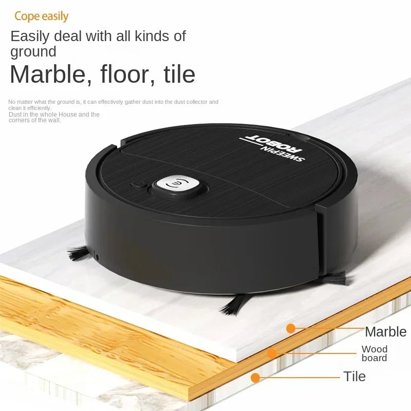 Sweeping Robot Cleaner with Suction & Mopping-2